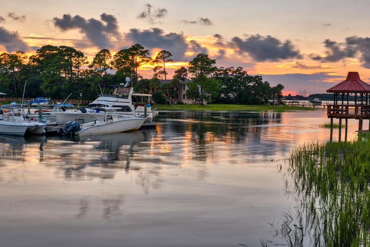 Stunning Views!!-Oceanfront Villa-Heated Pool-Private Balcony-Tiki Bar-Walk To Coligny Plaza هيلتون رئيس جزيرة المظهر الخارجي الصورة