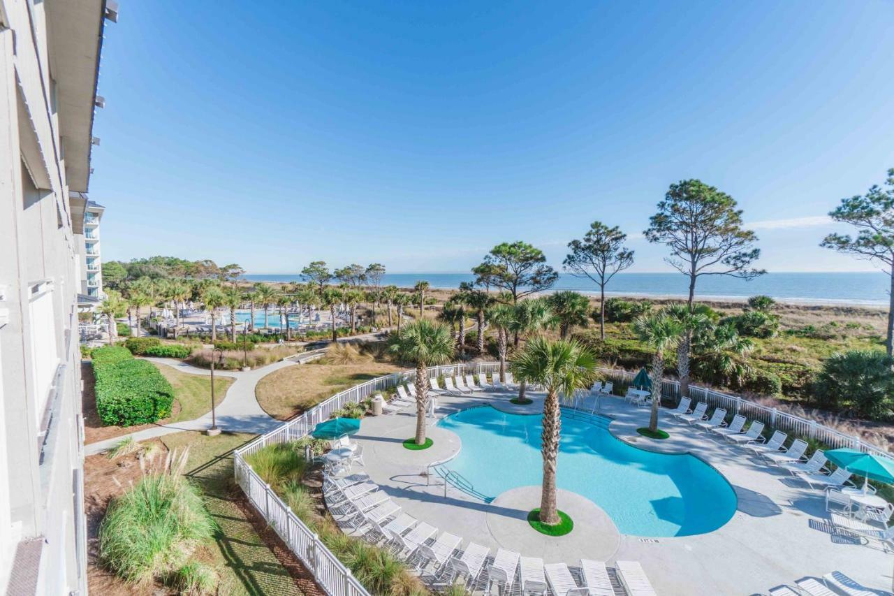 Stunning Views!!-Oceanfront Villa-Heated Pool-Private Balcony-Tiki Bar-Walk To Coligny Plaza هيلتون رئيس جزيرة المظهر الخارجي الصورة